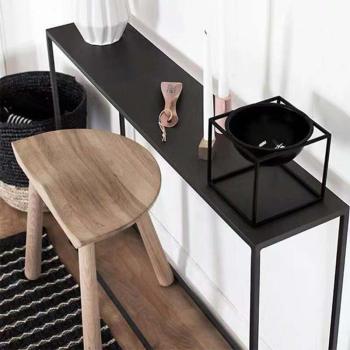 360Home Minimalistische Kommode Eisenregal für den Flur